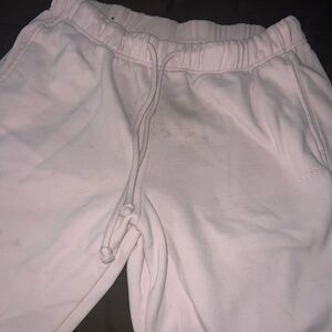 Garage Large Straight Leg Light Pink Sweatpants